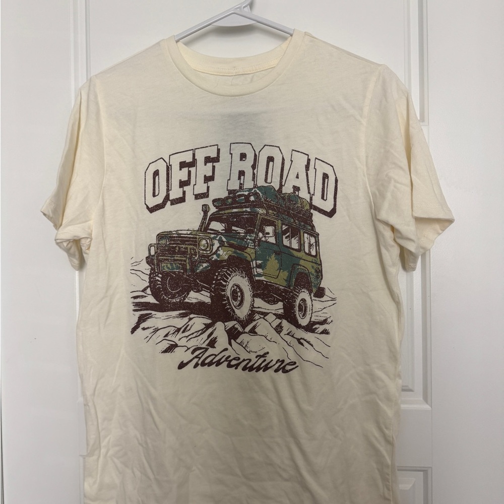 RSQ Off Road Adventure Graphic T Shirt Size Medium Short Sleeve